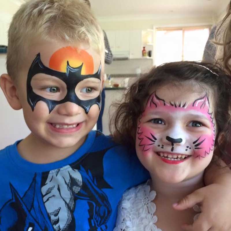 Blue Sky Face Painting Hunter Valley NSW