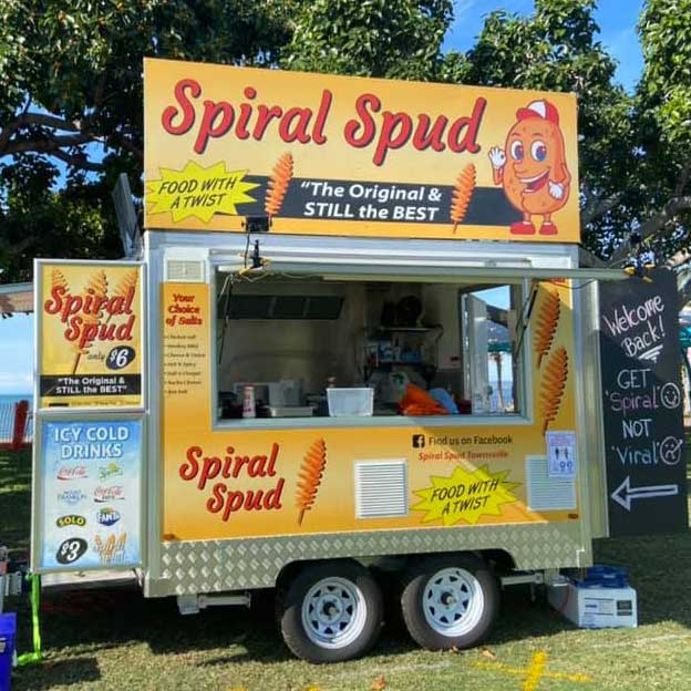 Spiral Spud Food trailer Townsville