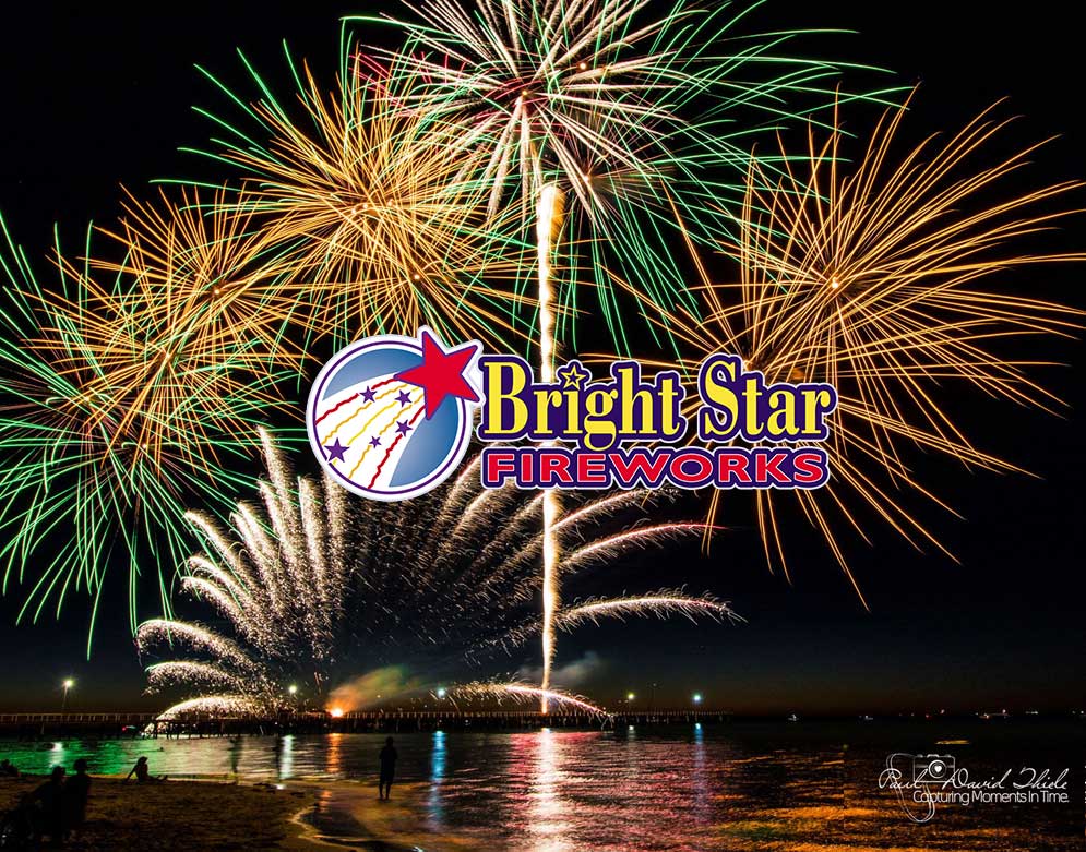 Bright Star Fireworks Hobart Tas